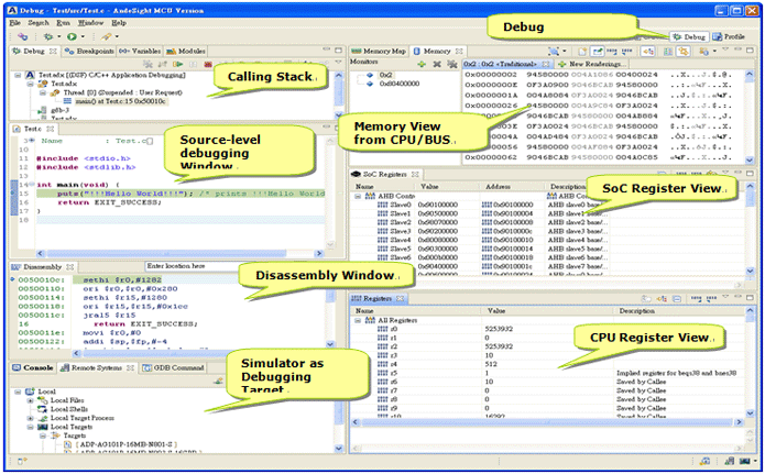 AndeSight™ IDE