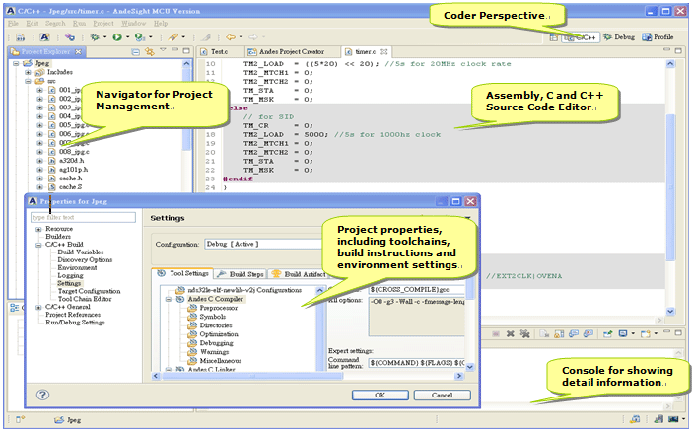 AndeSight™ IDE