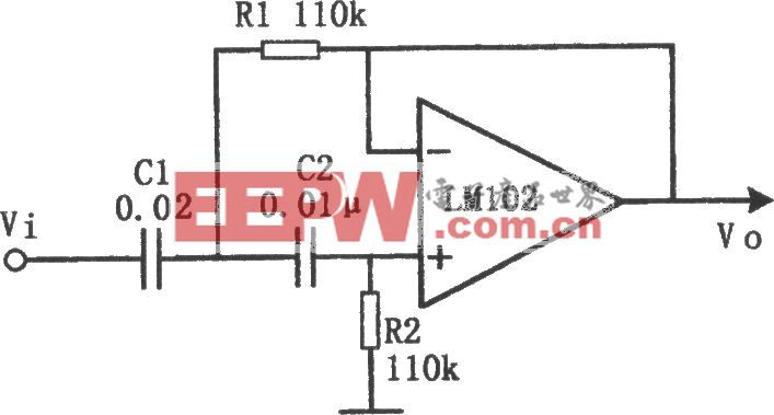 有源高通滤波器(LM102)