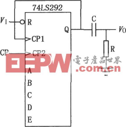 74LS292组成的可编程分频器延时电路