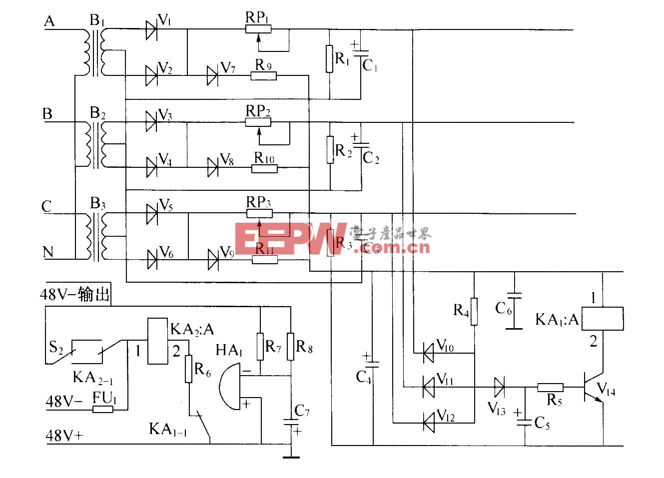 ZP200(400)II监测告警接口电路