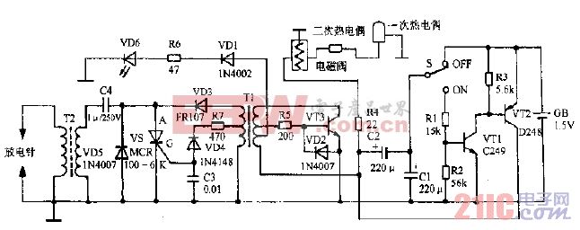万家乐JSYZ5-AI燃气热水器电路图