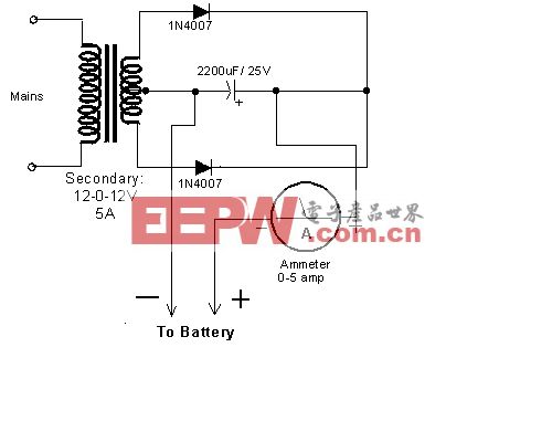 A simple Car Battery Charger
